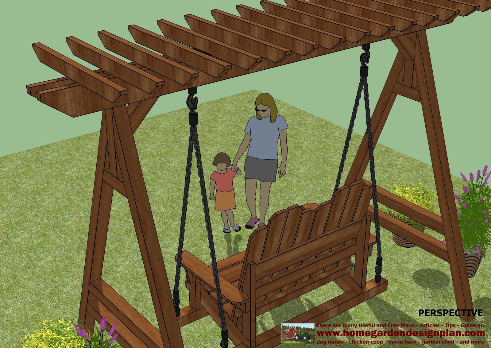 garden swing woodworking plans